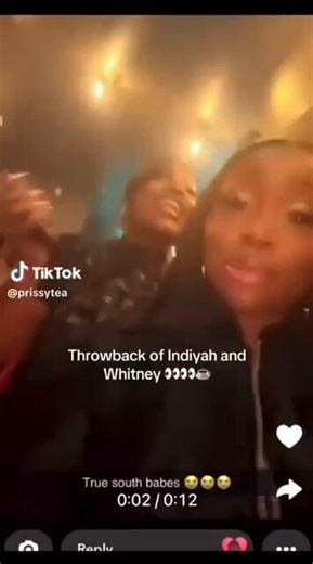 This video of Whitney and Indiyah was supposedly taken last year. A question to her minions, does it look like the same Indiyah who is apparently not very nice towards Whitney??? This girl is weird but shes also a liar 🤥! Shame!