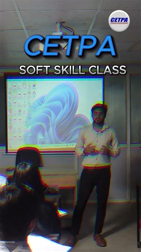 Soft Skill Live class in CETPA || CETPA INFOTECH | #placementcourse #englishspeaking #shorts