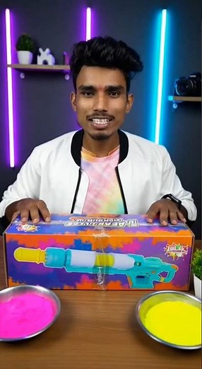 Holi Special Big Pichkari Gadgets 😲 #holi #gadgets