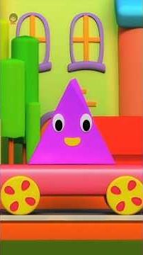 Shapes Song, Learn Shapes for Kids #nurseryrhymes #shapes #shorts