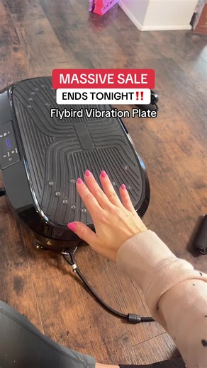✨ hurry before the sale ends! Flybird Vibration Plate #vibrationplate #homeworkoutsforwomen *Final Price / Shipping / Coupons / Discounts may differ based on your TikTok account, available coupons, and current promotions. Always refer to product listing for up-to-date offers.