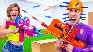 BATALLA DE NERF CON MIS AMIGOS !! - Alejo Igoa | Alejo Igoa Vlogs