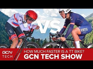 How Much Faster Is A Time Trial Bike Than A Road Bike? | GCN Tech Show Ep.89