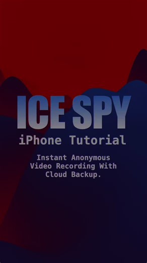 ICE SPY — iPhone safety shortcut. Voice-activated 4K recording that auto sends your video location to trusted contacts. For when every second counts. FREE #IceSpy #FYP #EmergencyRecording #DigitalSelfDefense #EvidenceTools