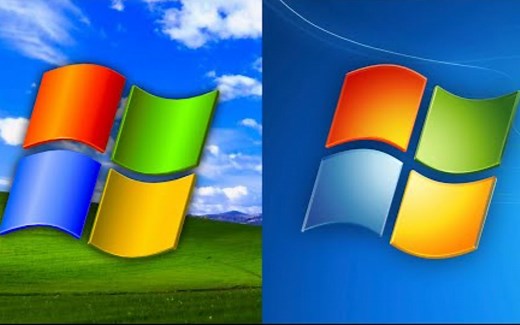 对比 Windows 7 和 Windows XP！