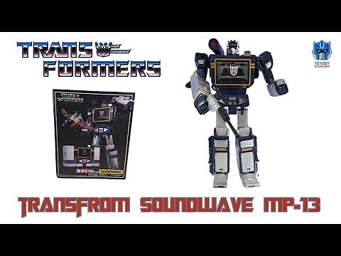 How to transform Masterpiece Soundwave MP13 KO - Transformers