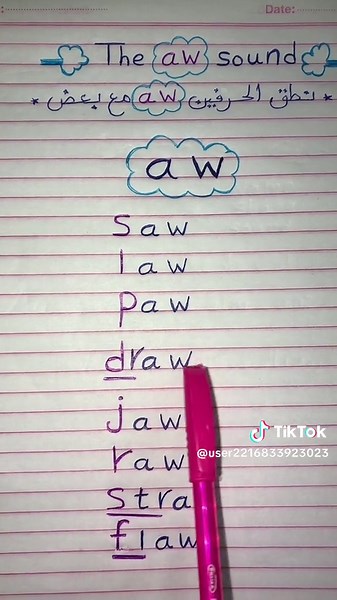 Learn How to Pronounce the Sound 'aw' | Educational Content