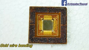 How to gold extraction from cpu computer scrap a lot of gold wire Intel Pentium II (Pentium 2) processor ตอนที่ 10 | Archimedes Channel