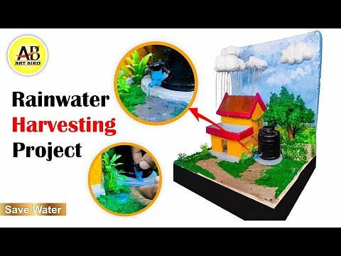 Rain water harvesting working model for science exhibition