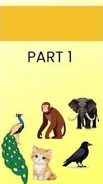 प्राणी आणि पक्ष्यांचे 20 समानार्थी शब्द | Part 1 | Synonyms in Marathi #ytshorts #samanarthishabd