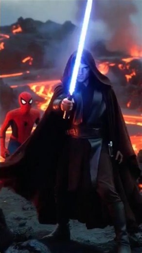 Spider-Man Challenged Anakin… Big Mistake 😳🔥 #shorts