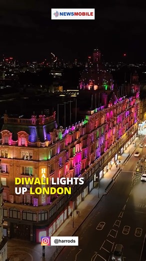 5.8K reactions · 1K shares | Diwali Lights Up London #watch #diwali #london | NewsMobile | Facebook