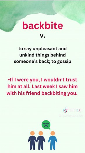 Understanding the Meaning of Backbiting in English