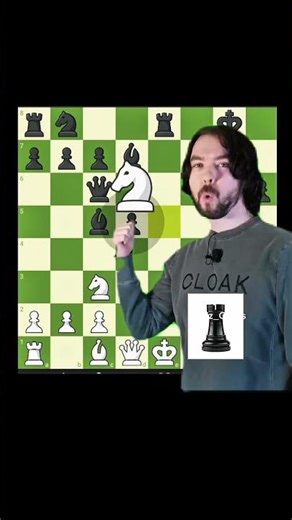 why can't knight take free queens😂 #chessgames #chess #chesschallenge