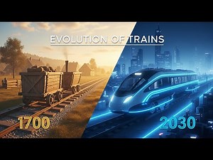 Evolution of Trains (1700-2030) - From Horse Wagons to AI Maglev 🚂