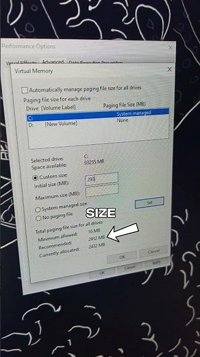 Using virtual memory can give you a huge FPS boost 📈📈‼️ #pc #pctips #tech #ram #ssd #computer