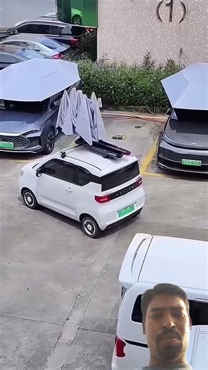 Drive Smarter: Remote-Control Auto Car Umbrella with UV Guard & All-Season Weather