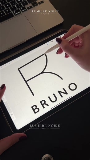 Designing a Bruno-Inspired Logo with Me #Repost #GraphicDesign