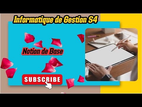Informatique de gestion S4 Partie 1: Notion de Base