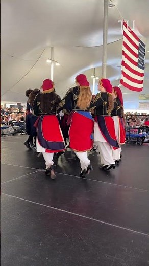 Greek dancers performing at the 2026 St. Sophia Greek Festival