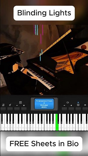 The Weeknd - Blinding Lights | Roblox Piano 🔥 #piano #pianoshorts #roblox #shorts #shortvideo