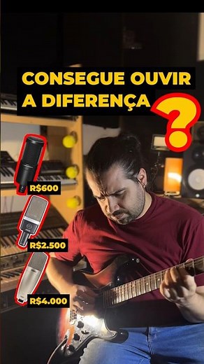 VEJA O TESTE COMPLETO☝️☝️☝️ Microfones Condensadores 🎤 🎸