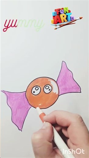 😍🤩How to easily draw a delicious candy🍬#drawing #art #paint #easydrawing #painting