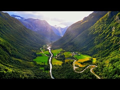 Stunning Scandinavian Nature in Norway | Ultra-Relaxing Music with Pure Natural Sounds