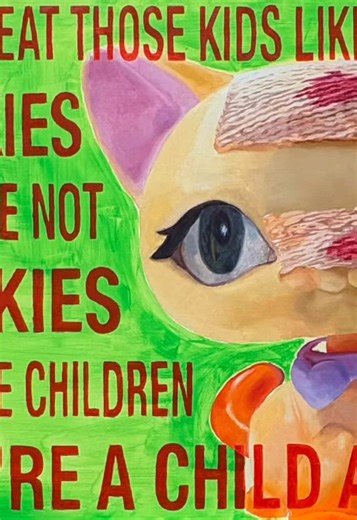 you treat those kids like cookies 😡😡😡#greenscreen #littlestpetshop #lpspopular #painting #artmeme