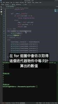 迭代器 ｜ Python 關鍵概念 60 講之 56 ｜ PYDOING #pydoing #python
