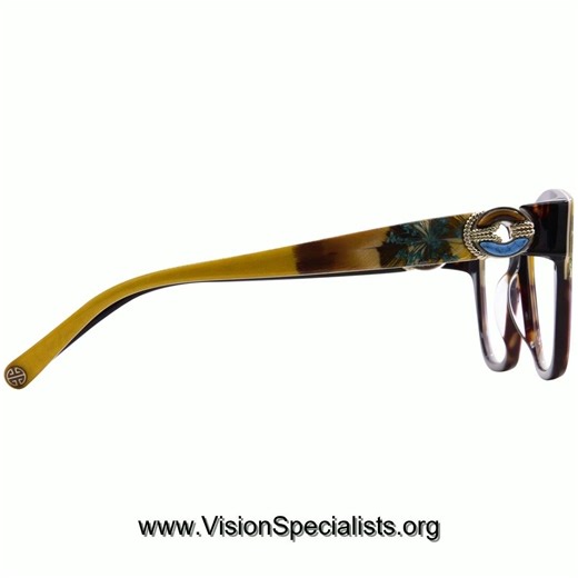 Coco Song Dont Change CV310 C3 Eyeglasses Womens Tortoise Yellow Full Rim 54mm Tortoise Yellow Mult
