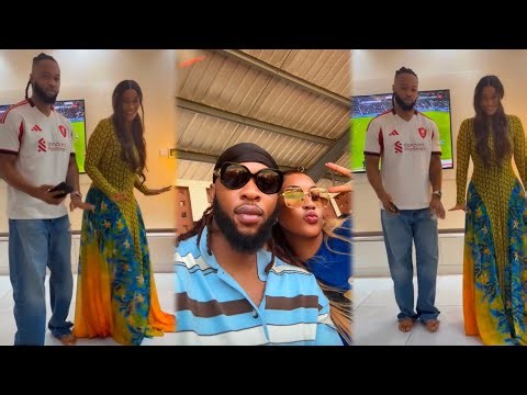 Flavour & His Beautiful Wife Ugegbe Celebrate Valentine Day With Excess Love 💓