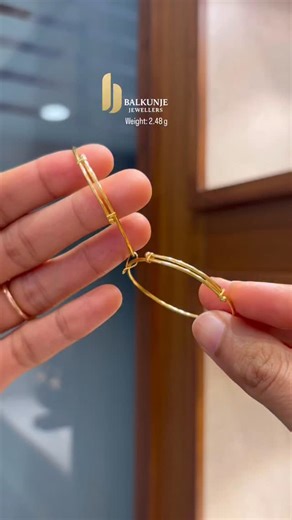 ✨ Super cute pair of traditional baby bangles in just 2 grams — tiny, timeless, and full of charm. 💫 22KT/916 GOLD BIS CERTIFIED HALLMARK JEWELLERY Weight: 2.48 grams Call / WhatsApp us at 9845239111 / 9686978977 for more details 📍Near Sri Venkatramana temple, Karkala, Udupi dist- 574104 #goldjewellery #trending #traditional #babyjewelry #bangles | Balkunje Ramakrishna shenoy and son Jewellers