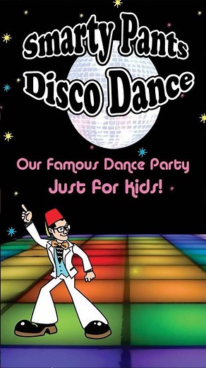 The Smarty Pants Disco Dance party is a high energy, non stop fun birthday party for kids ages 6-11!