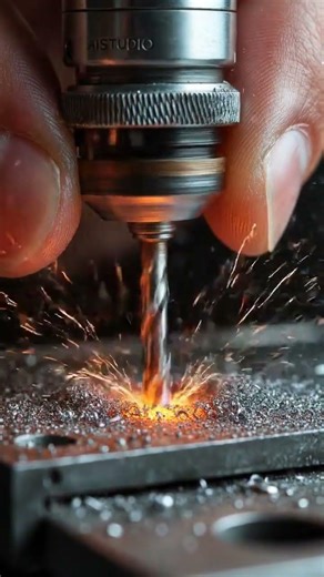 This 1.5cm Drill Actually Drills Metal?