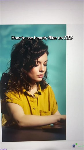 How to use beauty filter on obs #pinocast #gamergirl #newstreamer #streamtips #creatorsearchinsights