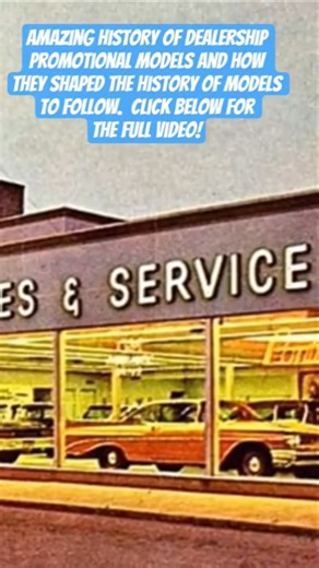 Fascinating History of Dealership Promotional Models. #shorts #automobile #history