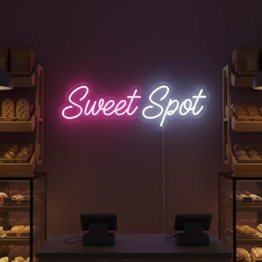 Sweet Spot Neon Sign Bakery Dessert Shop Cafe Bar Kitchen Wall Decor - Etsy