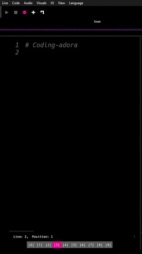 Coding music #code #music #trending #sonicpi #python