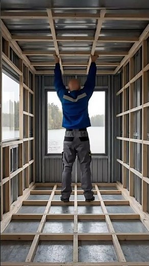 THIS Rusty Shipping Container became a DREAM Tiny Home! | Renovation Timelapse