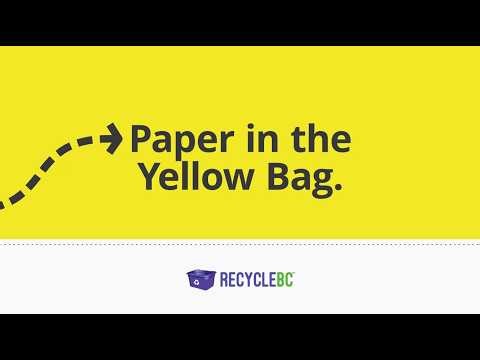 Paper Recycling in the Yellow Bag