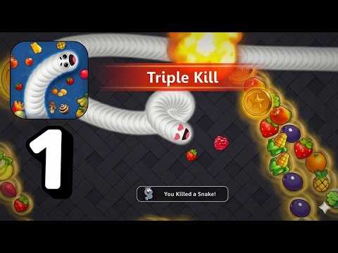 🏆 Snake Lite Casual Game Gameplay Walkthrough Part 1 - Road To Top 1 Global Android, iOS