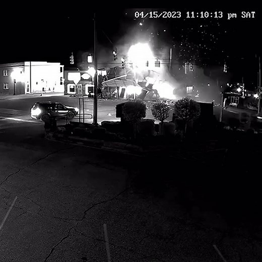 CAUGHT ON CAMERA: Building explodes in Mt. Morris