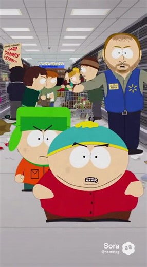 Walmart Riots Over SNAP Benefits: A South Park Parody