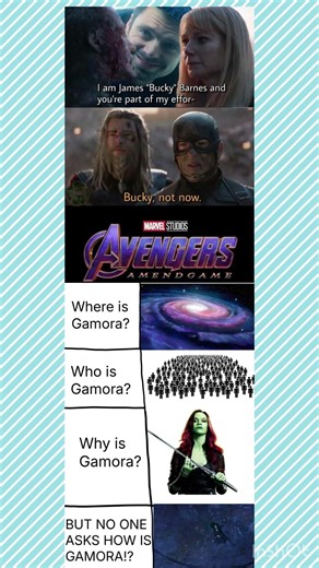🔥 Nobody Asks “How Is Gamora?” 😂 | Marvel Avengers Endgame Meme
