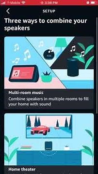 Alexa App - How to create a speaker group