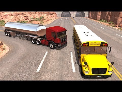 Bus & Truck Crashes/Jumps Compilation - BeamNG Drive Satisfying Crashes