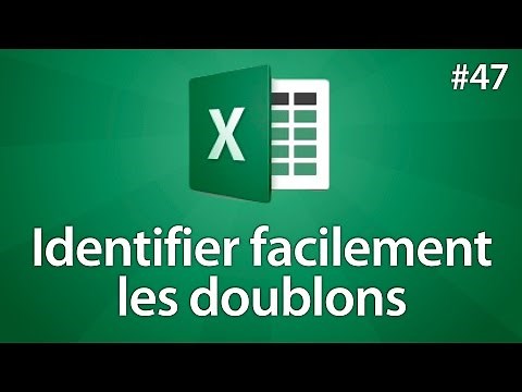 Excel 2016 - Identifier les doublons facilement - Tuto #47