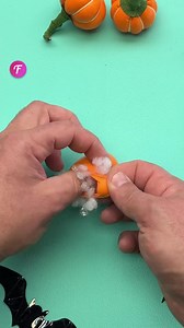 2.6M views · 4.4K reactions | Create charming Halloween pumpkin decorations | Fabiosa India | Facebook