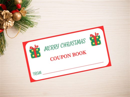 Christmas Reward Love Coupons for Couples, Printable Stocking Stuffer Gift Ideas, Editable Canva Voucher Book Template, Gift for Him and Her - Etsy
